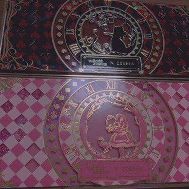 アリスドリームランドシリーズ 12色アイシャドウパレット（ZEESEA×大英博物館） 03 桃色フラミンゴ/ZEESEA/アイシャドウパレットを使ったクチコミ（1枚目）