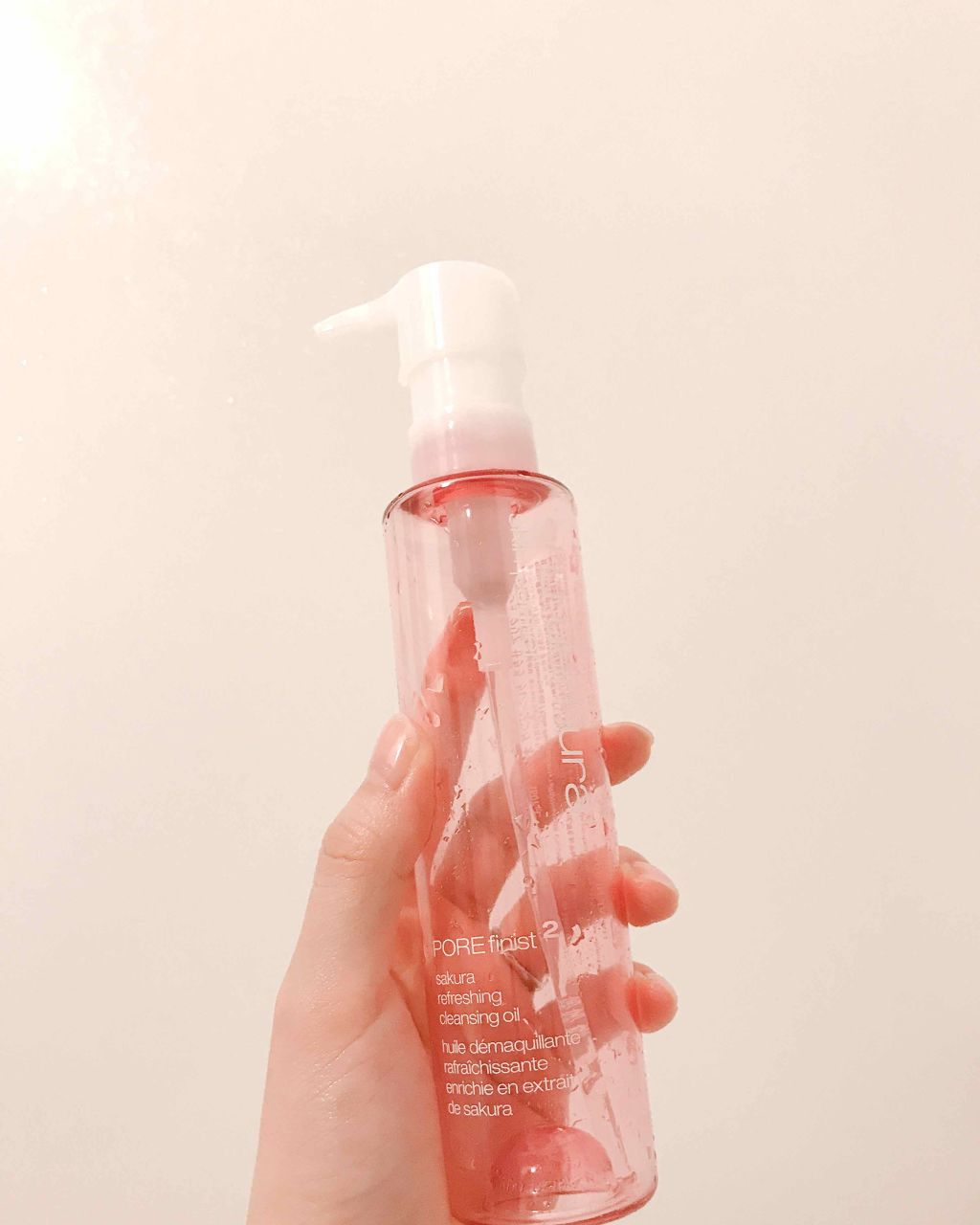 フレッシュ クリア サクラ クレンジング オイル/shu uemura/オイルクレンジングを使ったクチコミ(1枚目)