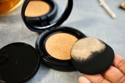 クリエイターズ ロングウェア UV クッション/ブリリアージュ/クッションファンデーションを使ったクチコミ(3枚目)