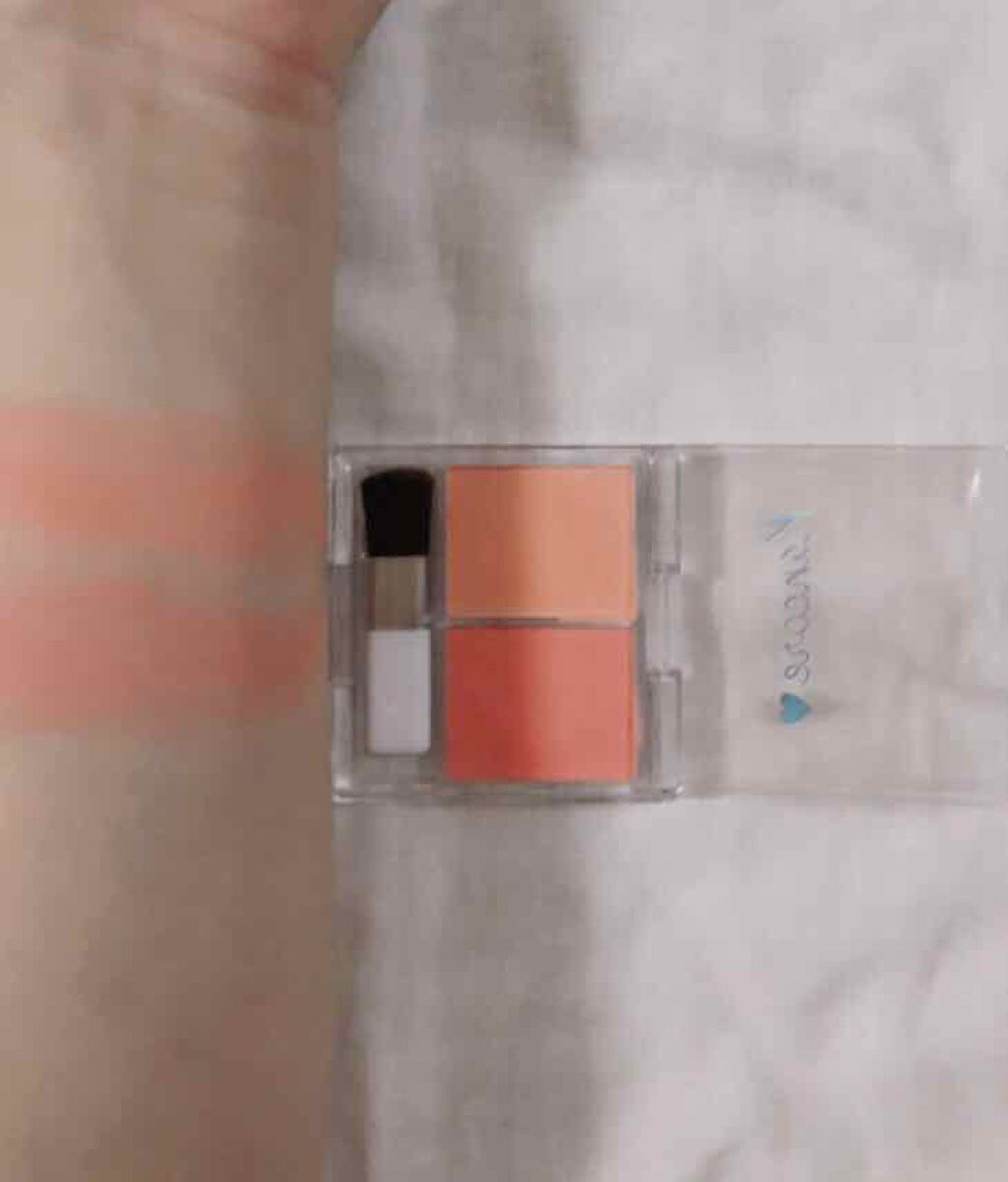 カンコレ チーク/DAISO/パウダーチークを使ったクチコミ（1枚目）