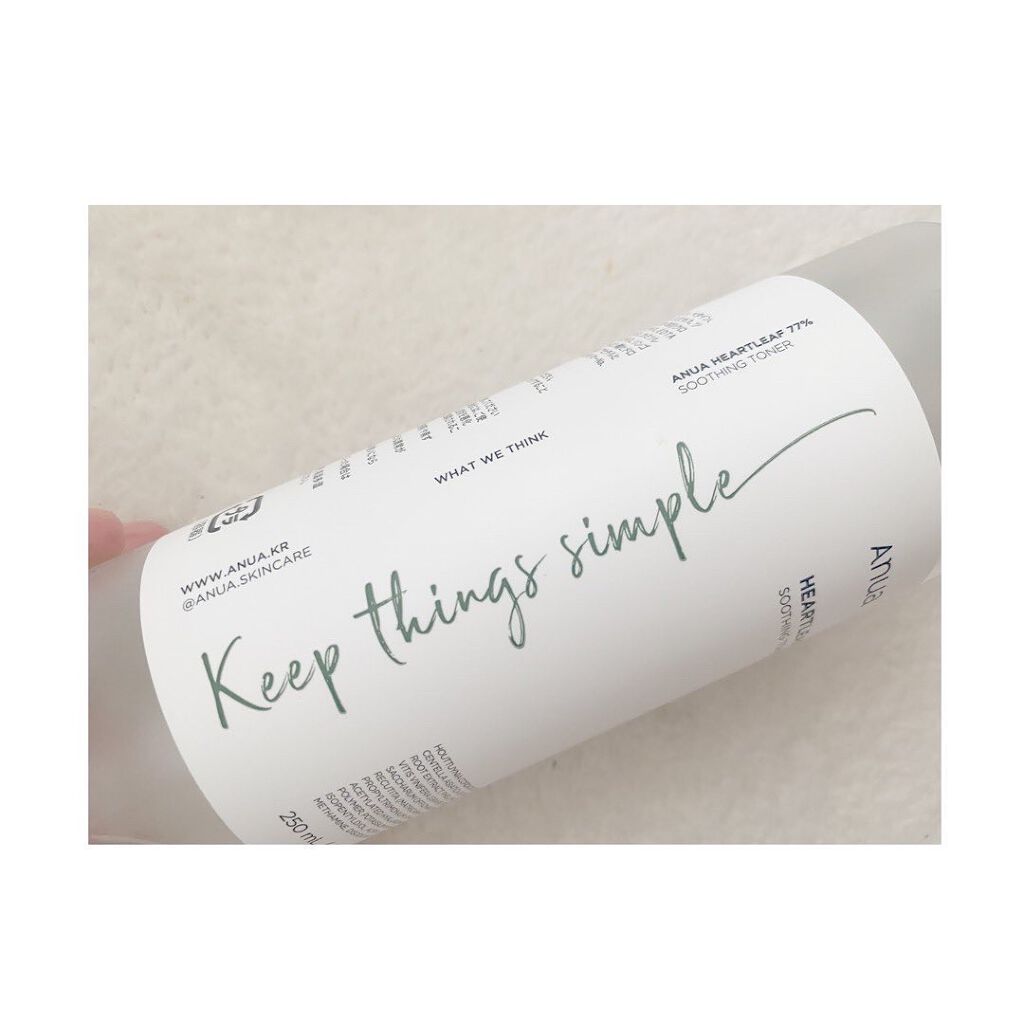 ドクダミ 77 スージングトナー/Anua/化粧水を使ったクチコミ(3枚目)