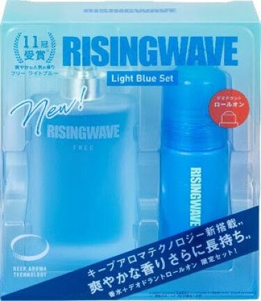試してみた フリー オードトワレ ライトブルー ドライデオドラントロールオン ライトブルー コフレセット ライジングウェーブのリアルな口コミ レビュー Lips