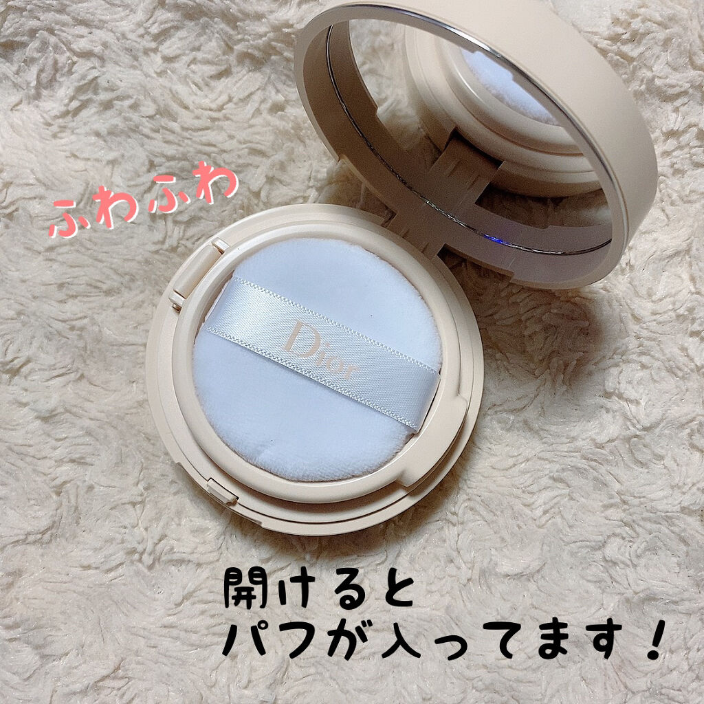 ディオールスキン フォーエヴァー クッション パウダー/Dior/ルースパウダーを使ったクチコミ（3枚目）