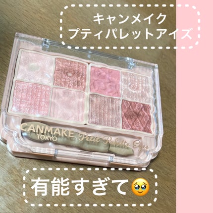プティパレットアイズ/キャンメイク/パウダーアイシャドウを使ったクチコミ(1枚目)