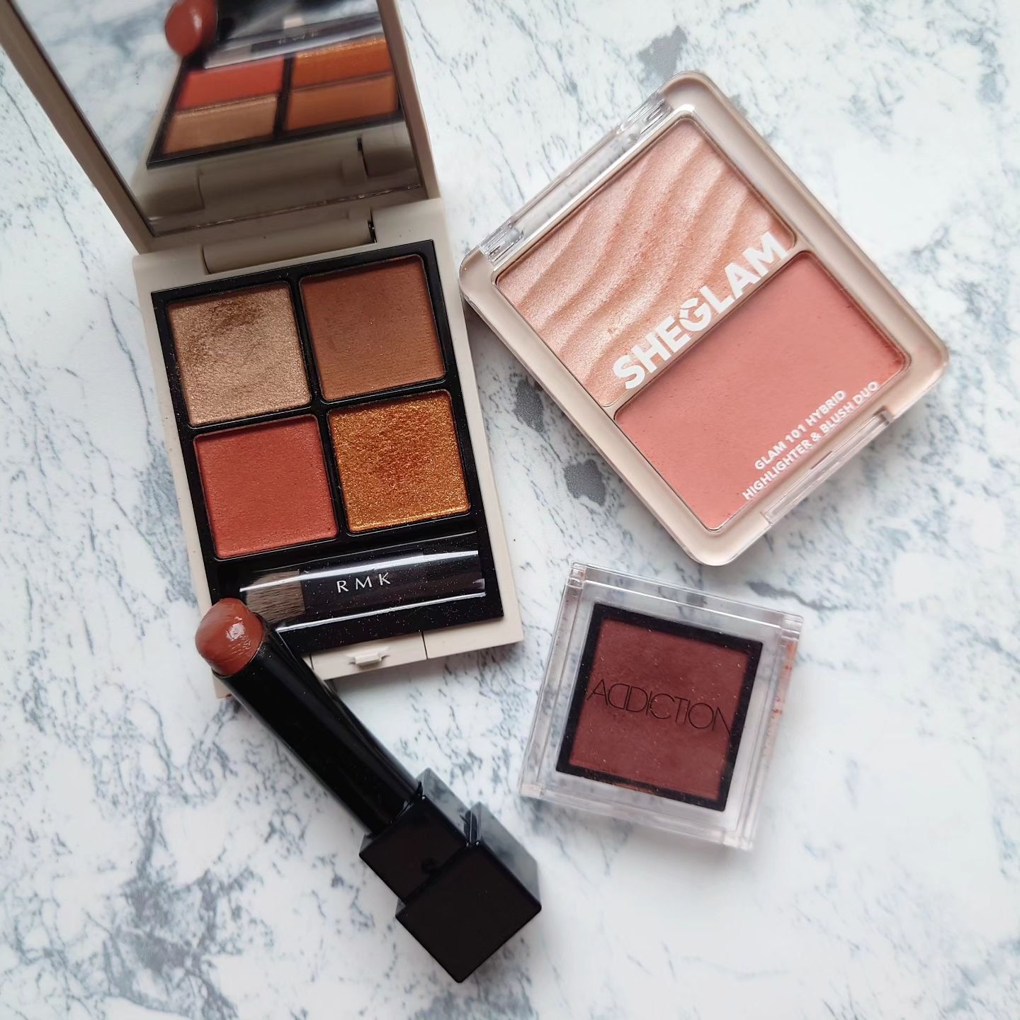 RMK シンクロマティック アイシャドウパレット EX-06 ヴァイブラント（数量限定）/RMK/アイシャドウパレットを使ったクチコミ（3枚目）