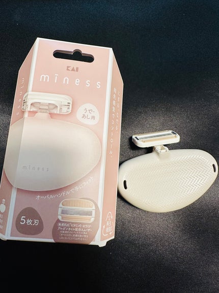 miness うで・あし用カミソリ/貝印/シェーバーを使ったクチコミ(1枚目)