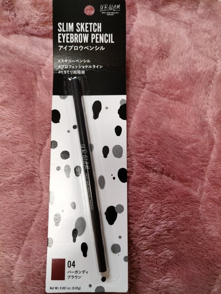 スリムスケッチアイブロウペンシル/U R GLAM/アイブロウペンシルを使ったクチコミ(1枚目)