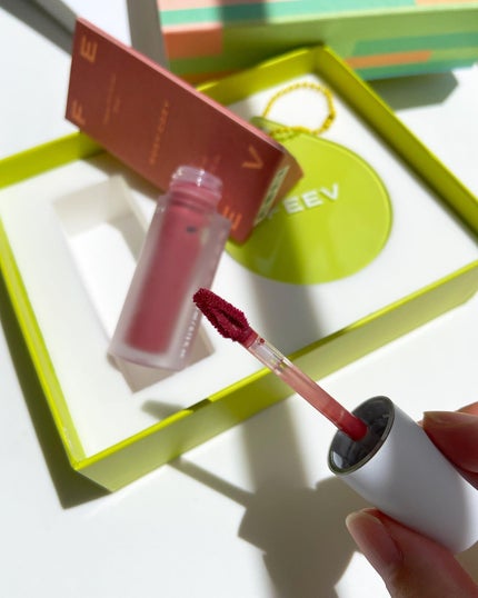 カラードロップ ロージーコージー/FEEV/口紅を使ったクチコミ(3枚目)