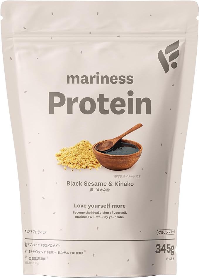 マリネスプロテイン 黒ごまきな粉