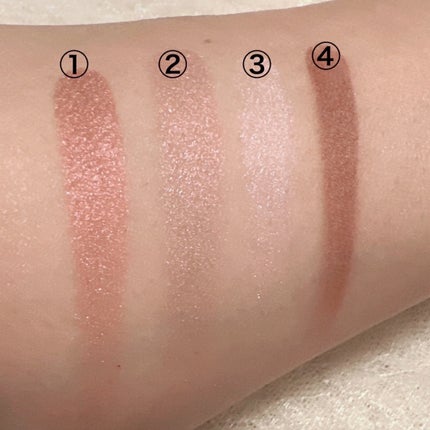 アイカラー4色タイプ/無印良品/アイシャドウパレットを使ったクチコミ(3枚目)