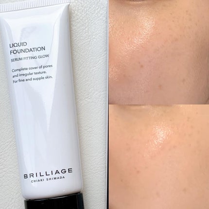 リキッドファンデーション セラム フィッティング グロウ/ブリリアージュ/リキッドファンデーションを使ったクチコミ(3枚目)