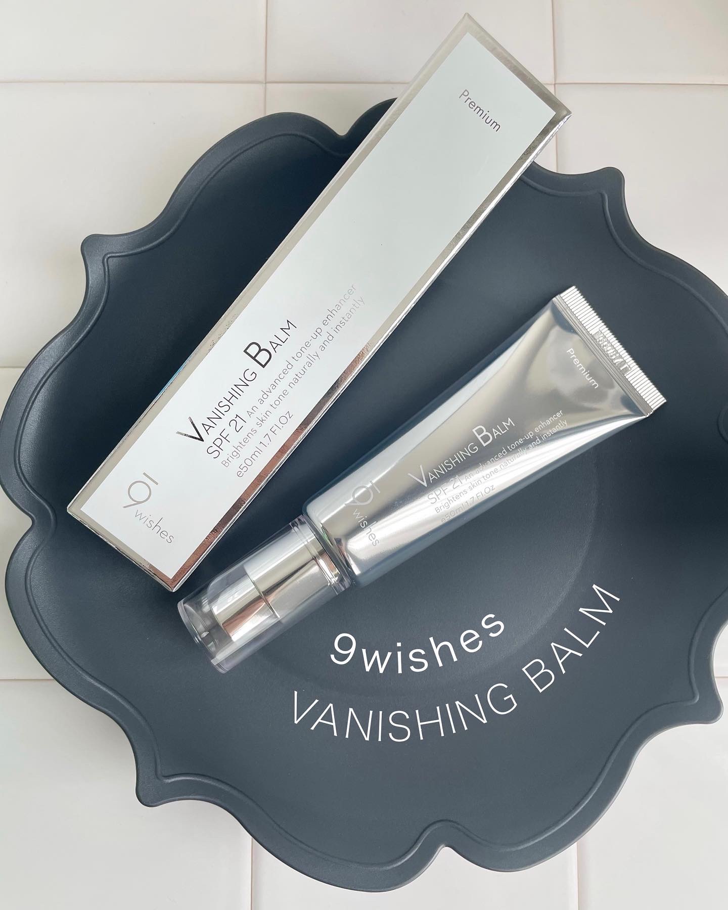 バニシングバーム プレミアム トーンアップ SPF21/9Wishes/化粧下地を使ったクチコミ（1枚目）
