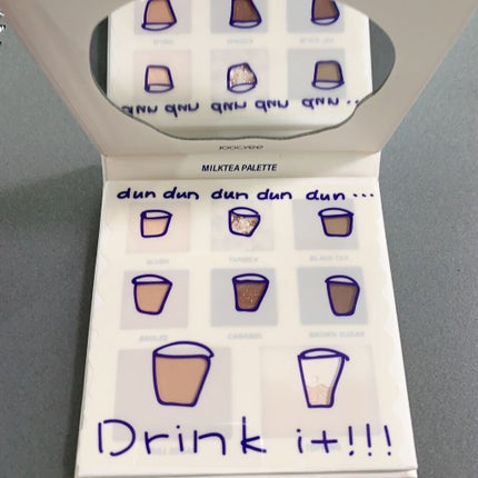 Joocyee ミルクティーマルチパレットのクチコミ「▶︎Joocyee(ジューシー)ミルクティーマルチパレット/キャラメルミルクティー
#買っ.....」(3枚目)
