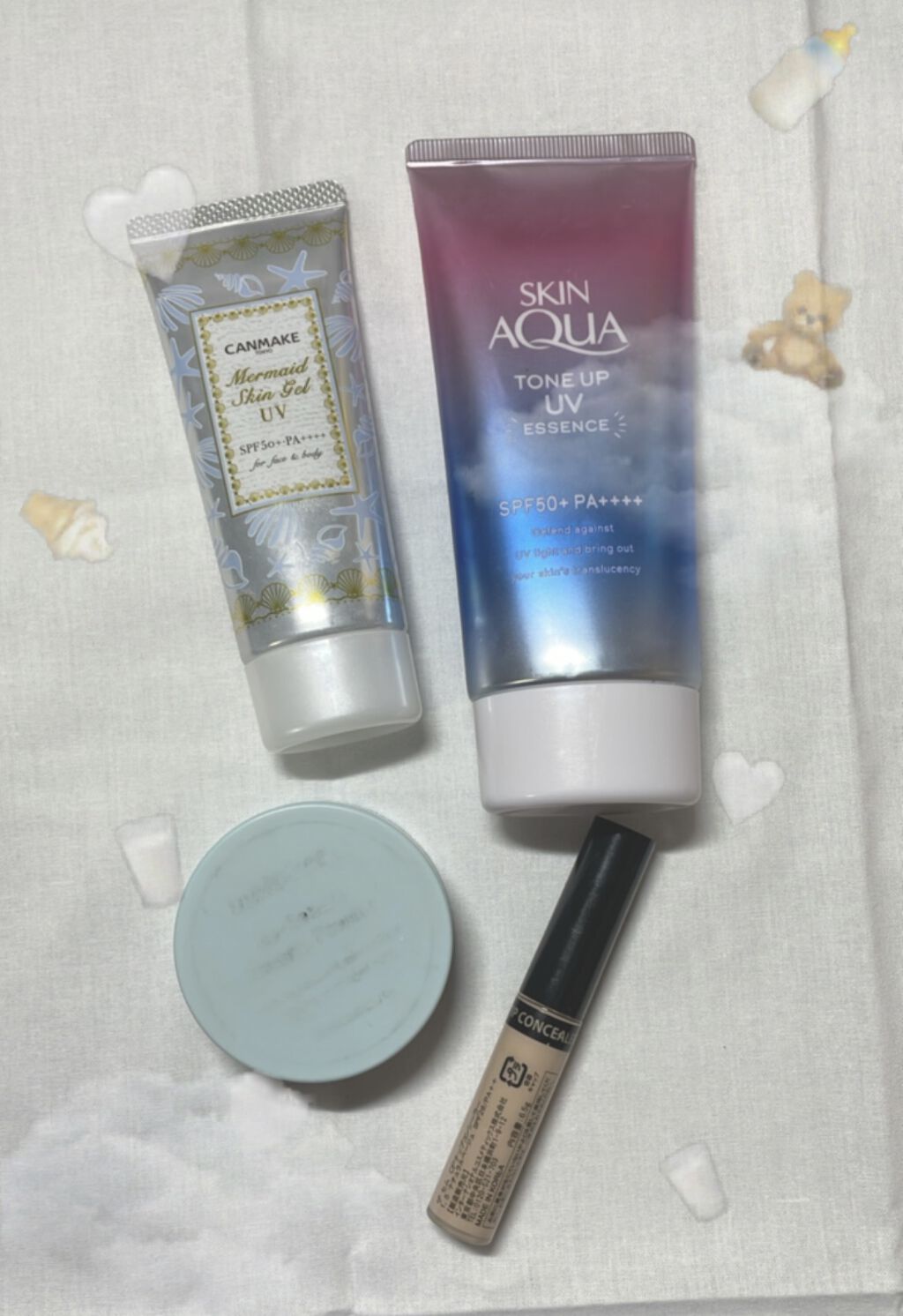 マーメイドスキンジェルUV/キャンメイク/日焼け止めジェルを使ったクチコミ（1枚目）