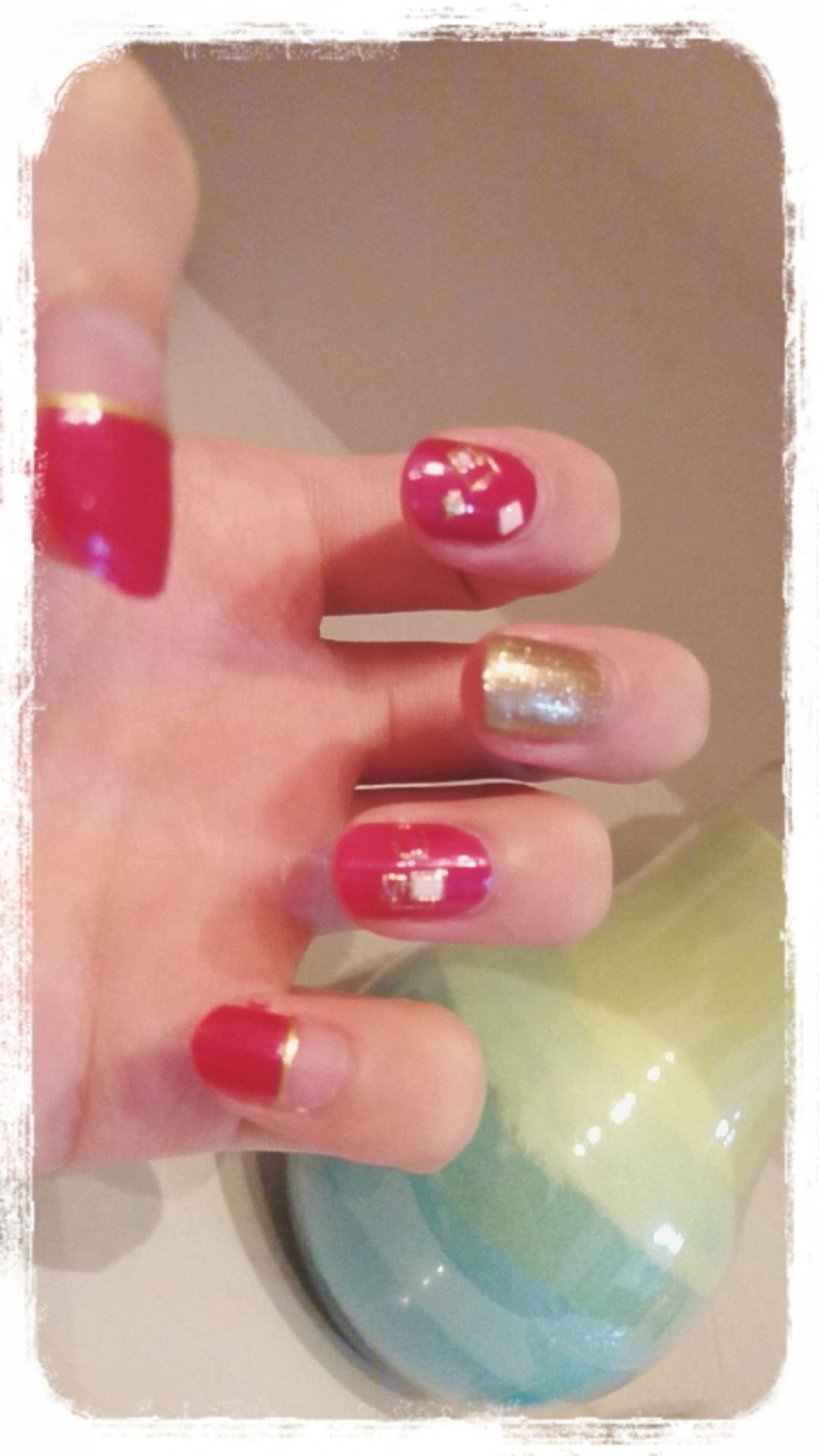 ネイルシール/DAISO/ネイルシールを使ったクチコミ（1枚目）