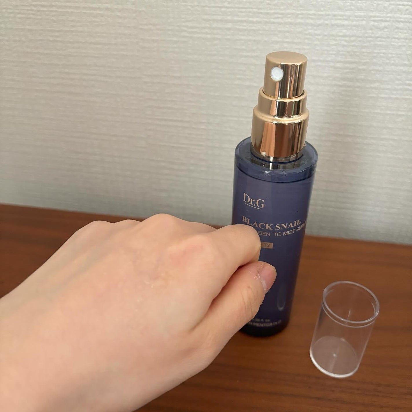 ドクタージー ブラックスネイル コラーゲンミスト/Dr.G/ミスト状化粧水を使ったクチコミ(3枚目)