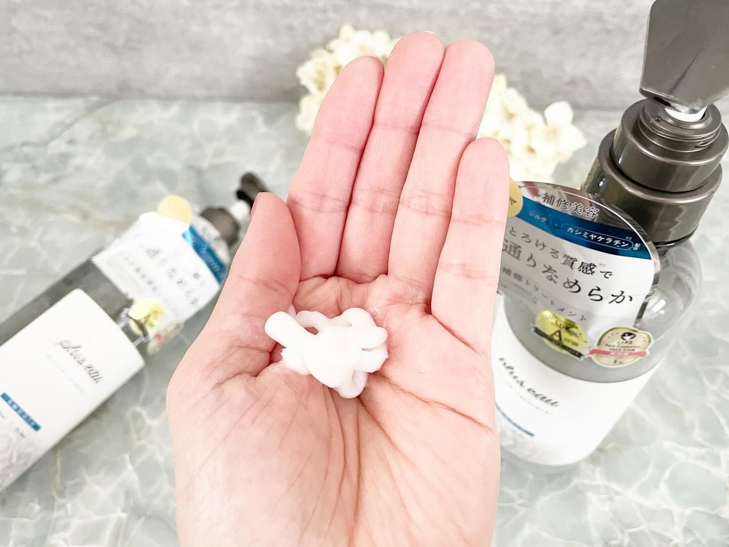 メロウシャンプー/メロウトリートメント/plus eau/市販シャンプーを使ったクチコミ(2枚目)