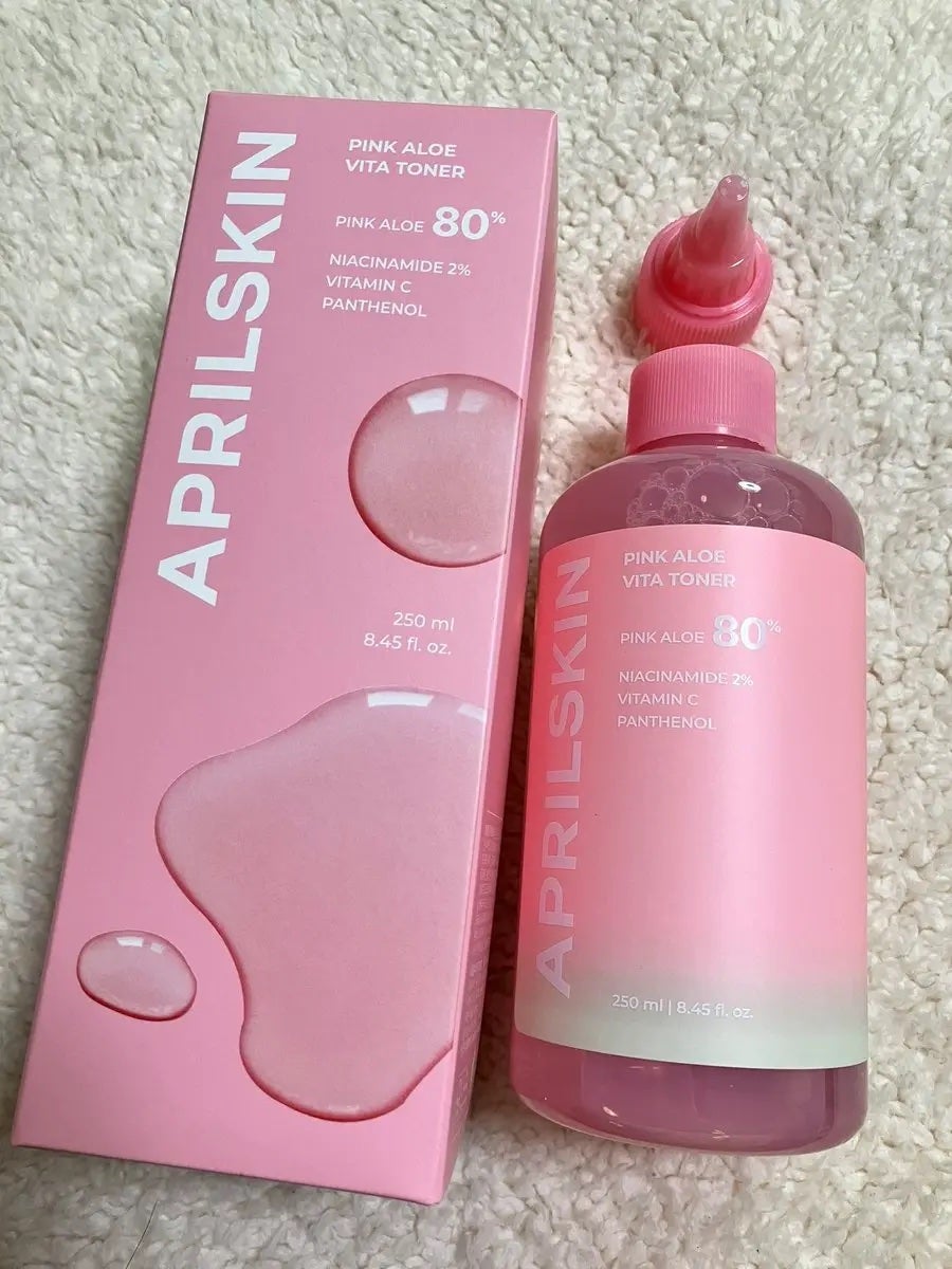 ピンクアロエビタトナー/APRILSKIN/化粧水を使ったクチコミ(1枚目)