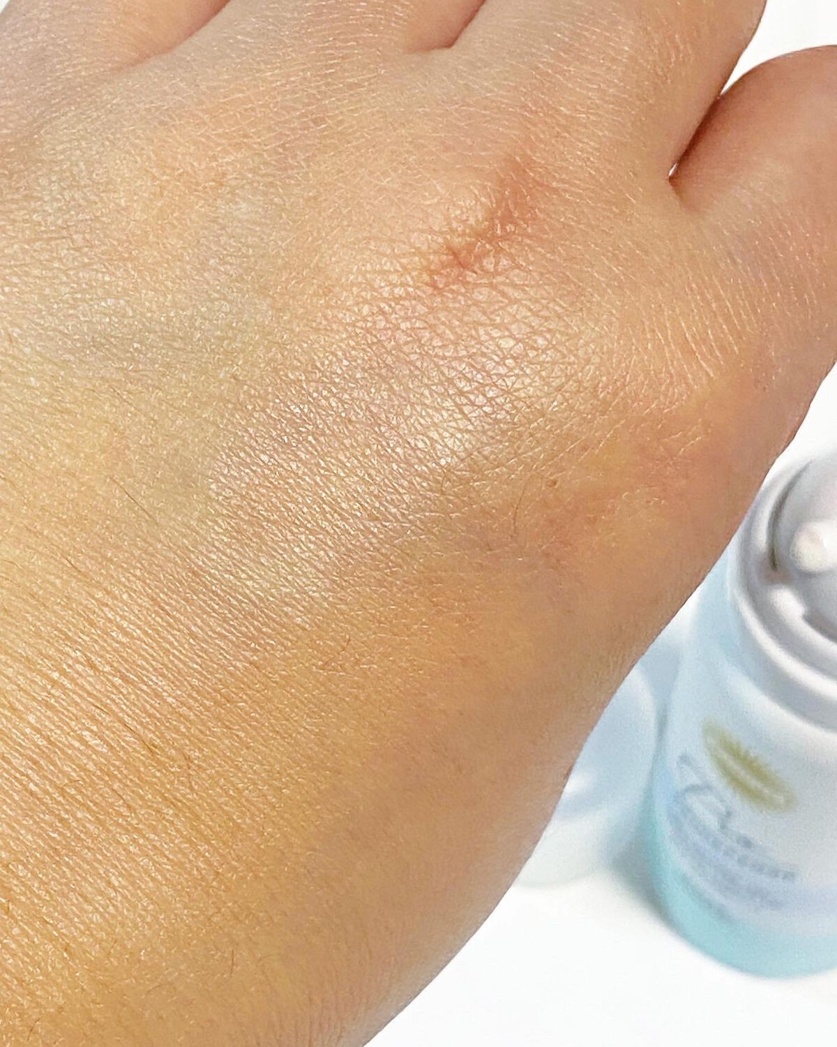 プロディフェンス オールインワンUV ムース(ライトアップ)/サンカット®/日焼け止めクリームを使ったクチコミ(4枚目)