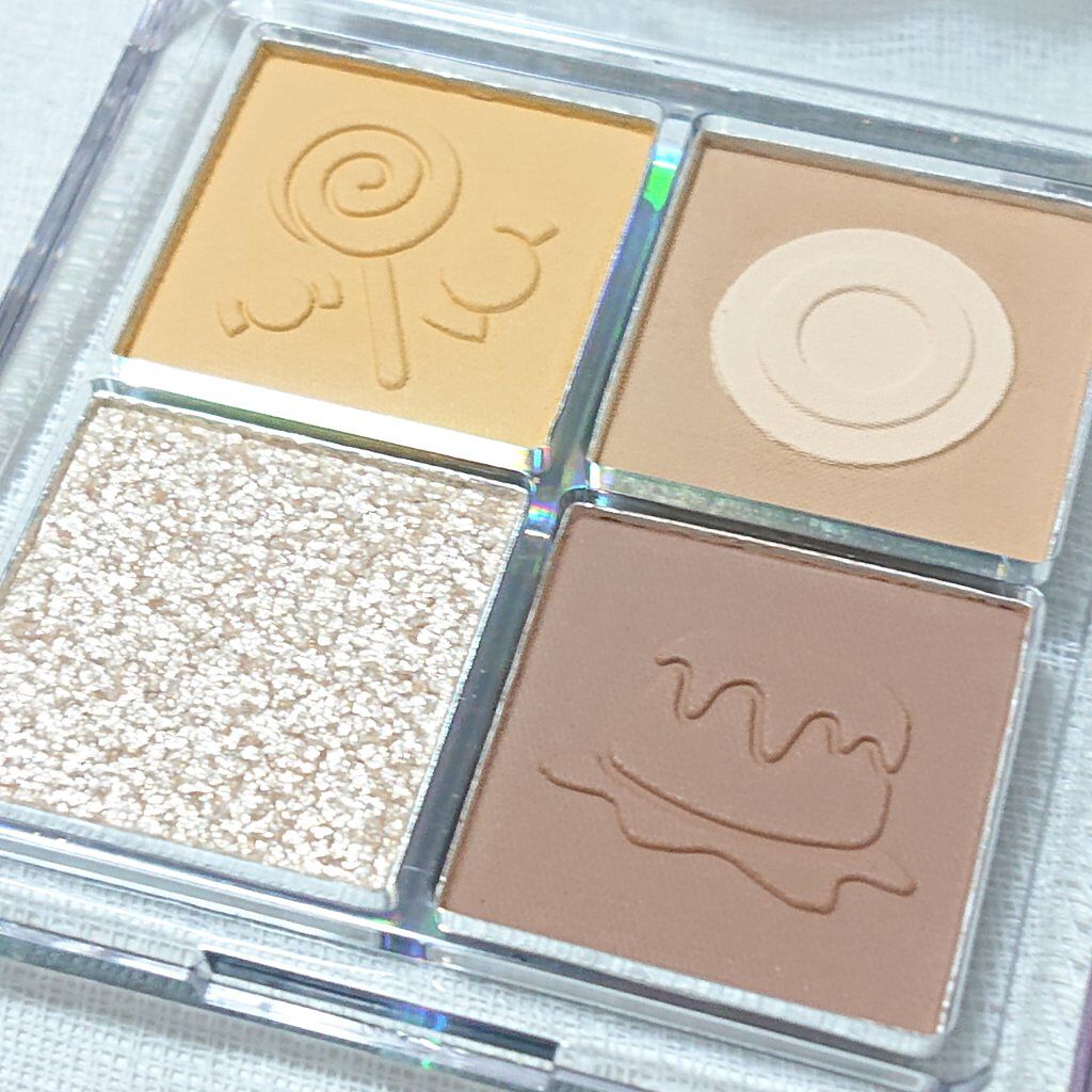 ZEESEAデザートコレクション４カラーアイシャドウパレット/ZEESEA/アイシャドウパレットを使ったクチコミ（2枚目）