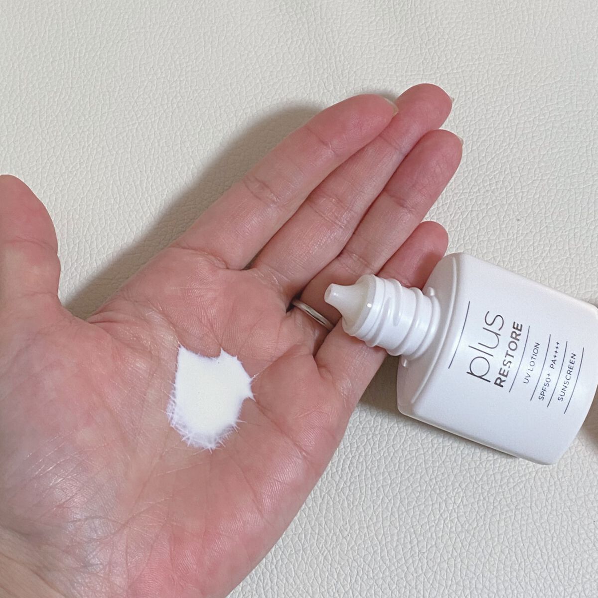 UVローション/PLUSRESTORE/日焼け止めローションを使ったクチコミ（2枚目）