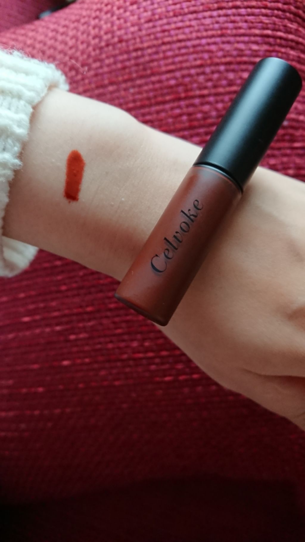 pink_rouge_l79 on LIPS 「celvokeエンスロールグロス03テラコッタカラーのリップグ..」(1枚目)