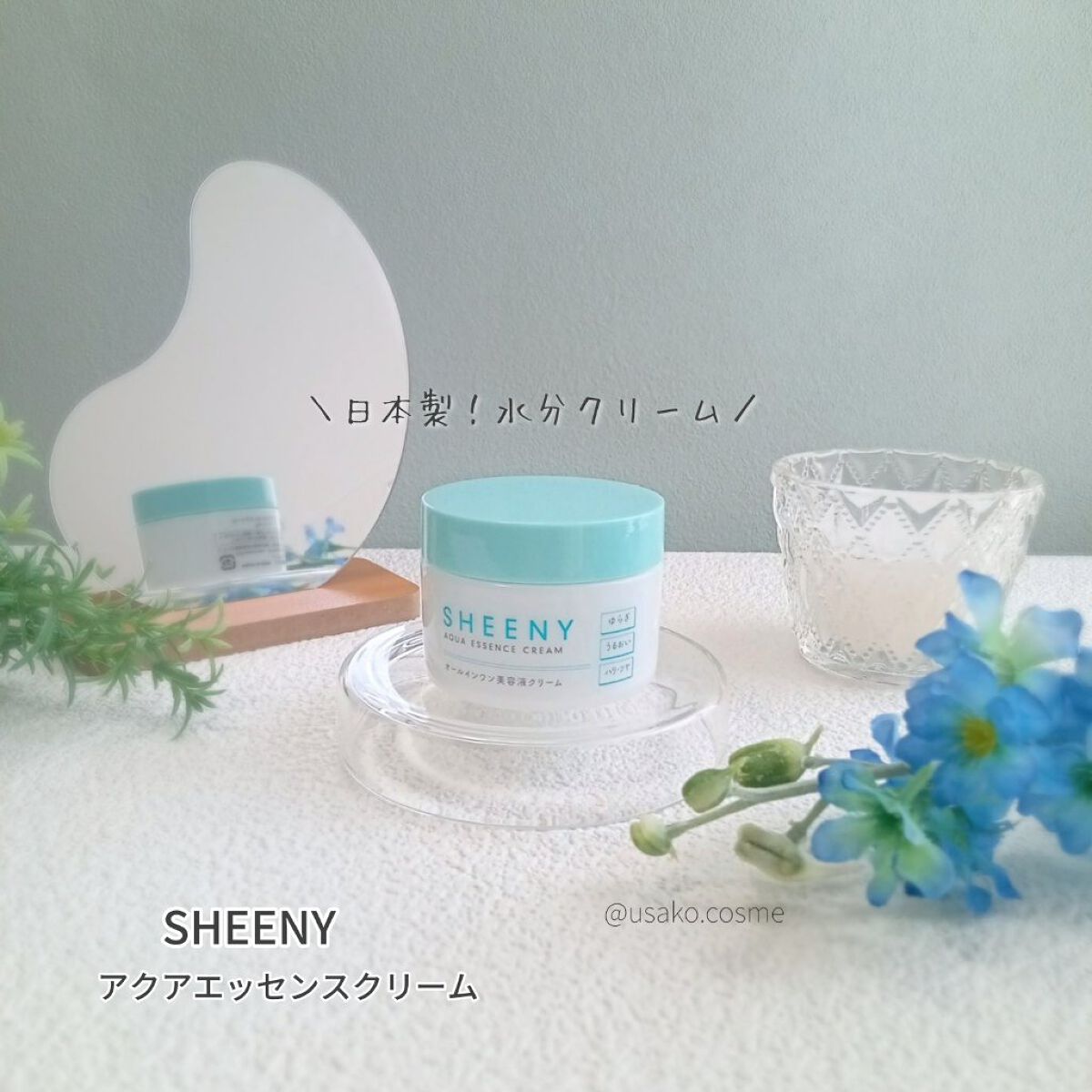 アクアエッセンスクリーム/SHEENY/フェイスクリームを使ったクチコミ（1枚目）