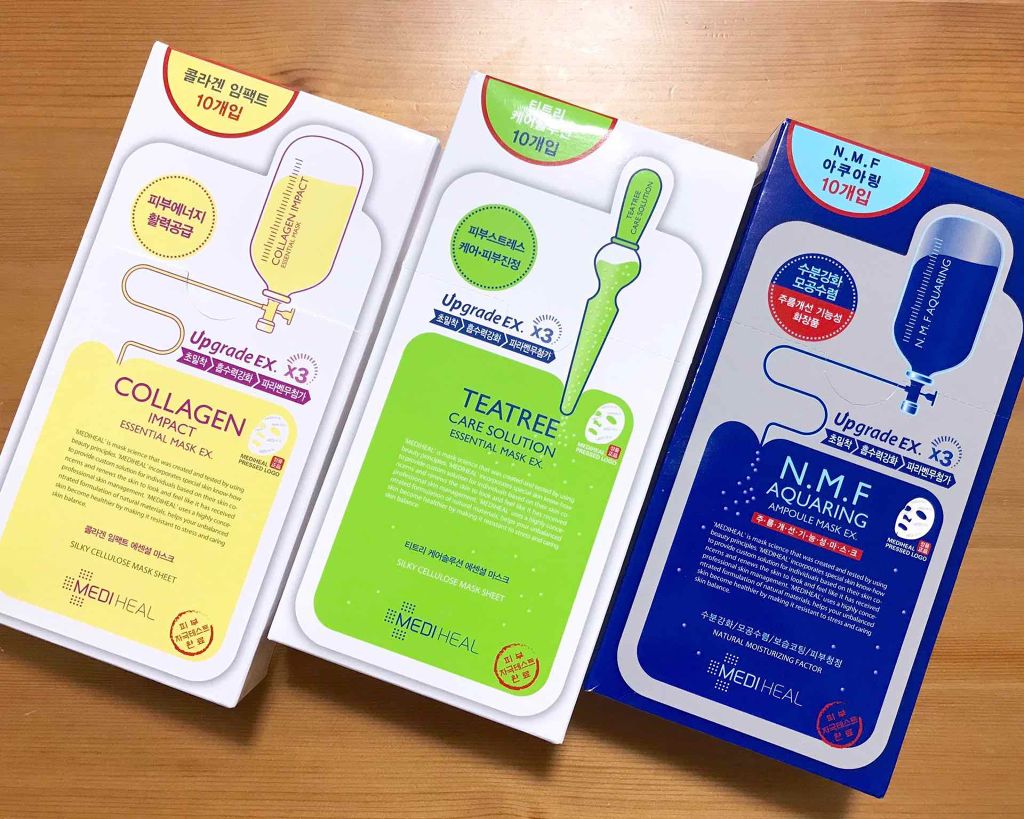 N.M.FアクアアンプルマスクJEX/MEDIHEAL/シートマスク・パックを使ったクチコミ（2枚目）