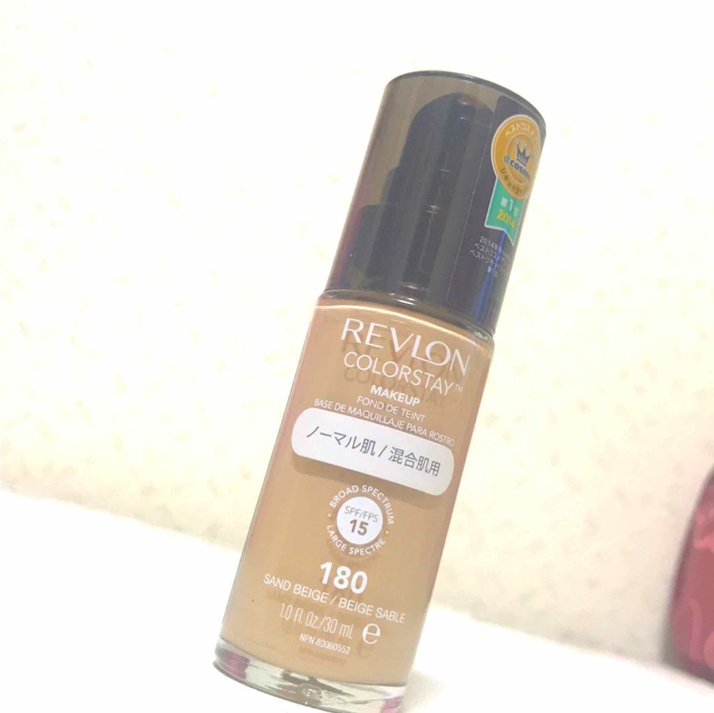 カラーステイ メイクアップ/REVLON/リキッドファンデーションを使ったクチコミ(1枚目)