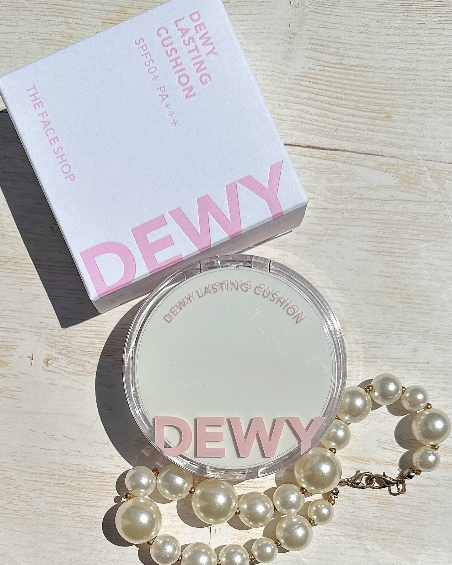 デューイーラスティングクッション/THE FACE SHOP/クッションファンデーションを使ったクチコミ（1枚目）