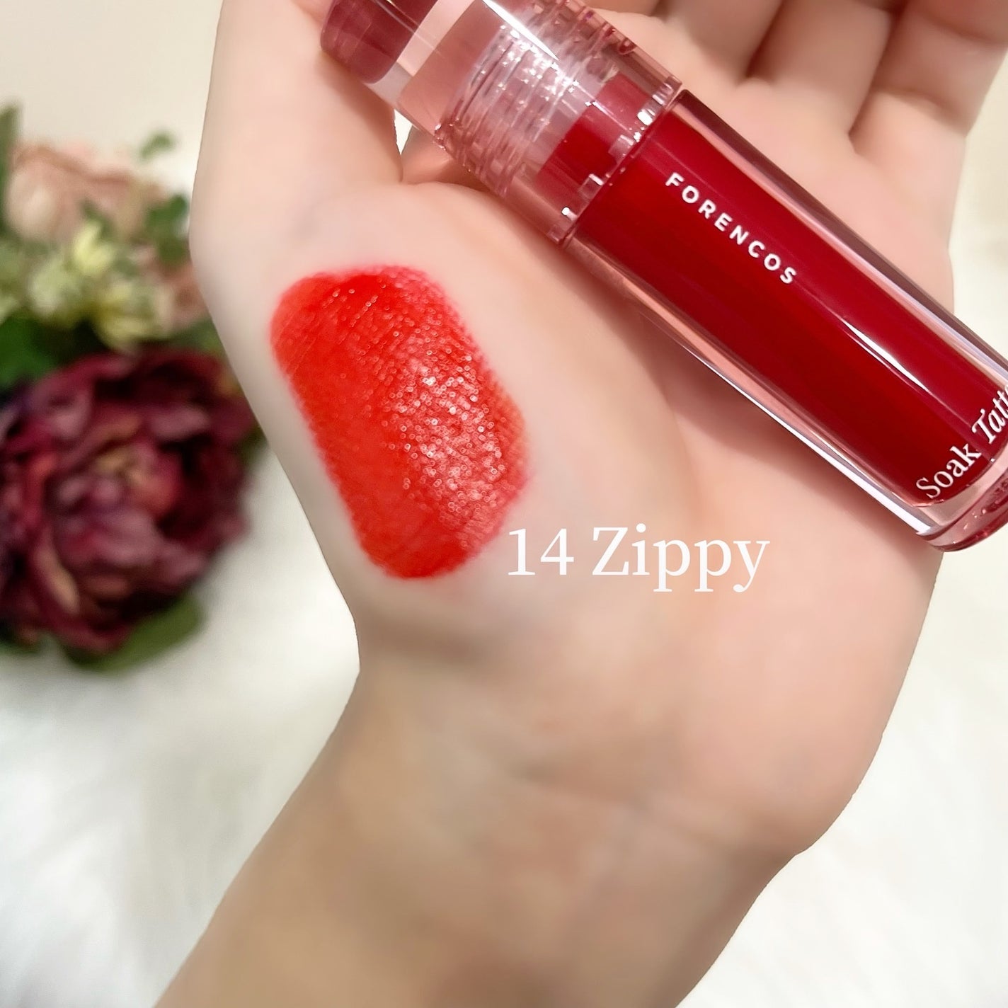 Soak Tattoo Tint/フォレンコス/リップグロスを使ったクチコミ(6枚目)