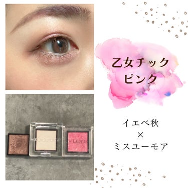 ADDICTION アディクション ザ アイシャドウ パールのクチコミ「イエベ秋×毎日メイク
乙女チックピンク💄
┈┈┈┈┈┈┈ ❁ ❁ ❁ ┈┈┈┈┈┈┈┈
出番は.....」（1枚目）