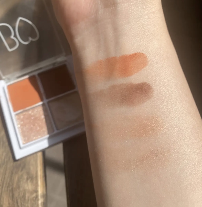 THE アイパレR 05 予感のアプリコット【旧】/b idol/アイシャドウパレットを使ったクチコミ（3枚目）