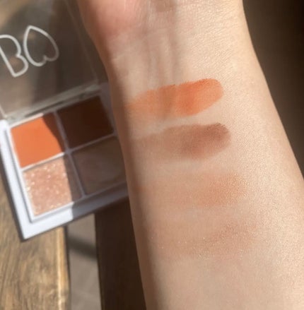 THE アイパレR 05 予感のアプリコット【旧】/b idol/アイシャドウパレットを使ったクチコミ(3枚目)