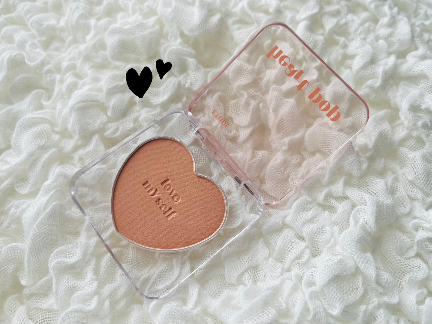 ハートポップブラッシャー/ETUDE/パウダーチークを使ったクチコミ(2枚目)