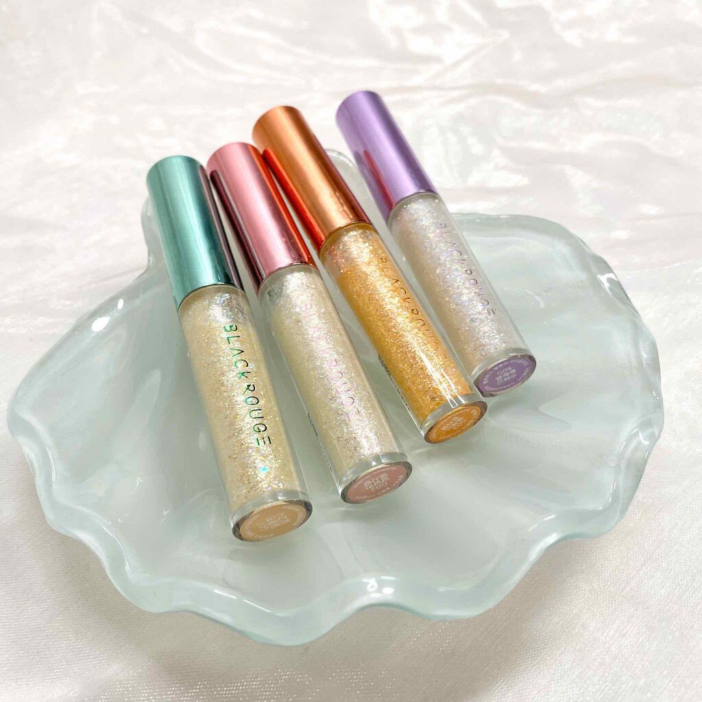 パールブリーアイグリッター/BLACK ROUGE/グリッターを使ったクチコミ（3枚目）