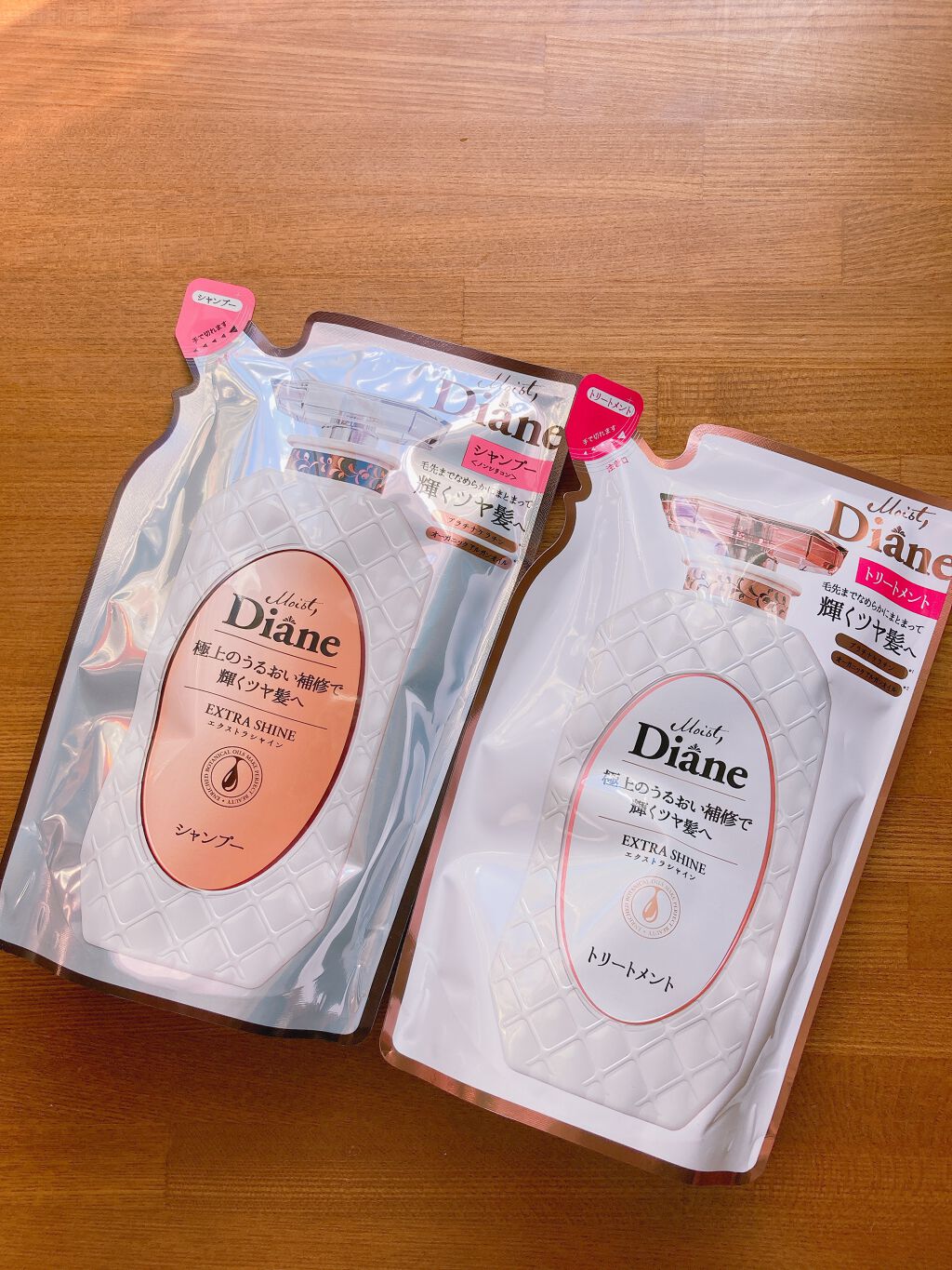パーフェクトビューティ モイストダイアン エクストラシャイン シャンプー/トリートメント/ダイアン/市販シャンプーを使ったクチコミ（1枚目）
