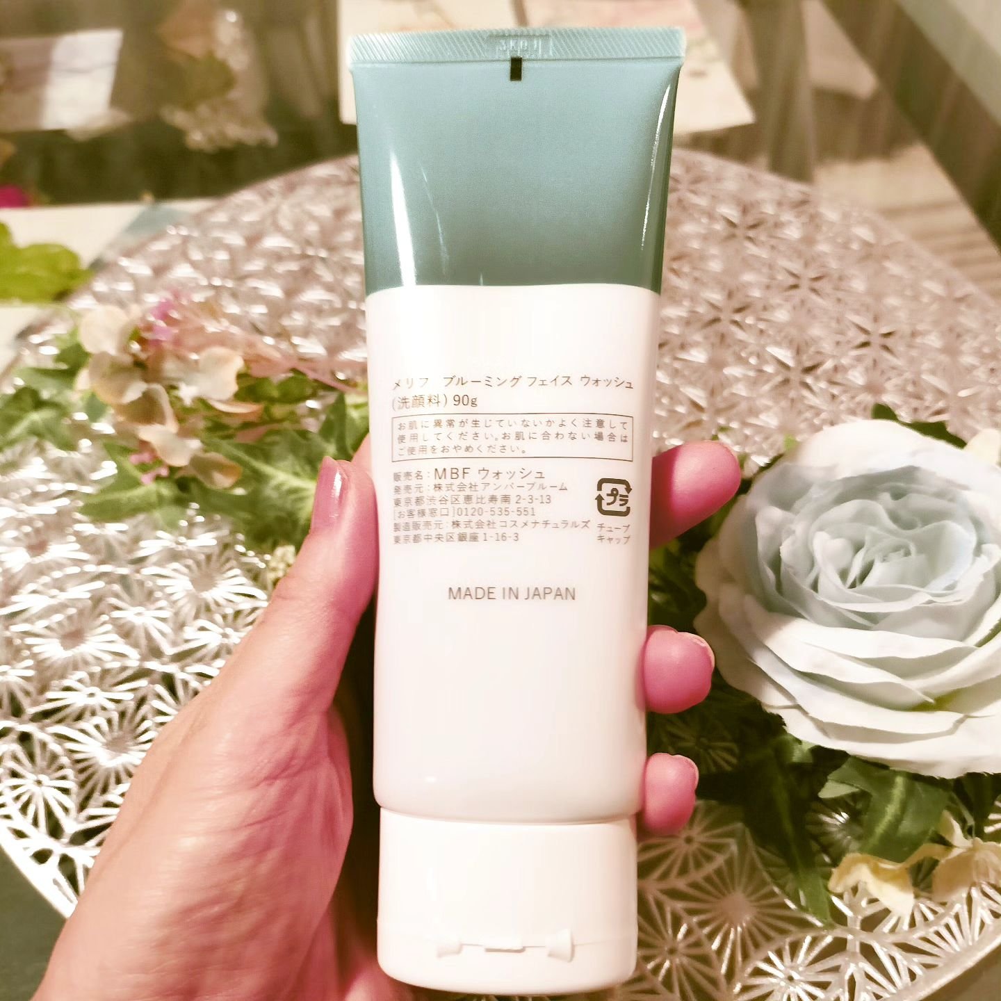 ブルーミングフェイスウォッシュ/MELLIFE/その他洗顔料を使ったクチコミ（3枚目）