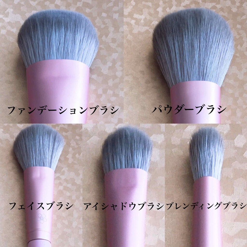 yuna** on LIPS 「見た目まで可愛いふわふわメイクブラシ💕SIXPLUSのSaku..」(5枚目)