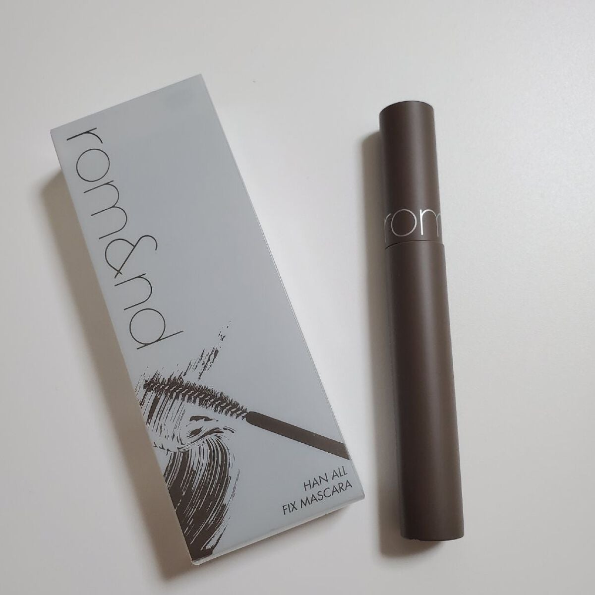 ハンオールフィックスマスカラ/rom&nd/マスカラを使ったクチコミ(1枚目)