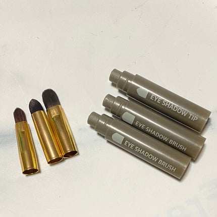 ロケット型 メイクブラシ/DAISO/メイクブラシを使ったクチコミ(3枚目)