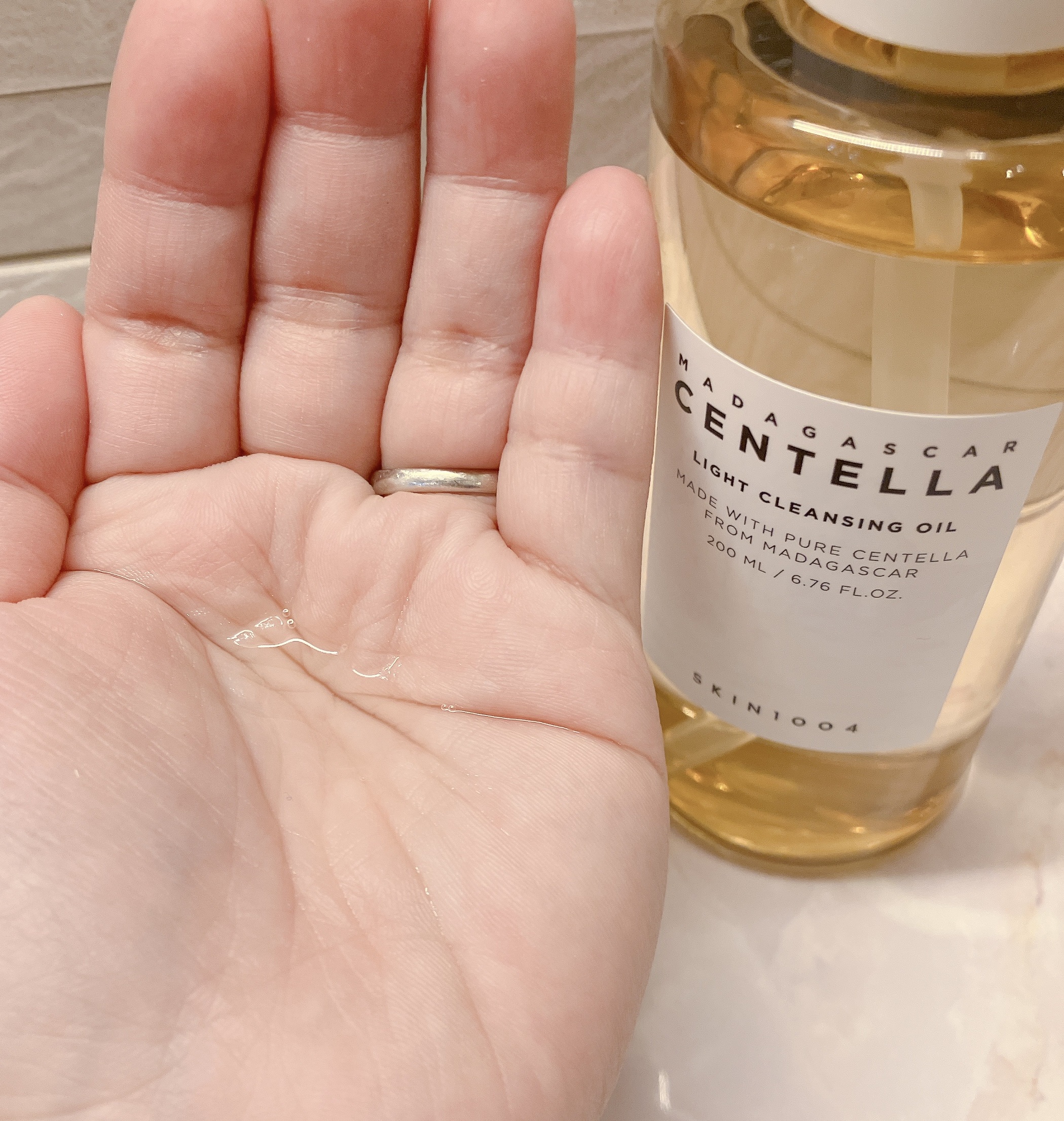 センテラ ライトクレンジングオイル/SKIN1004/オイルクレンジングを使ったクチコミ（2枚目）