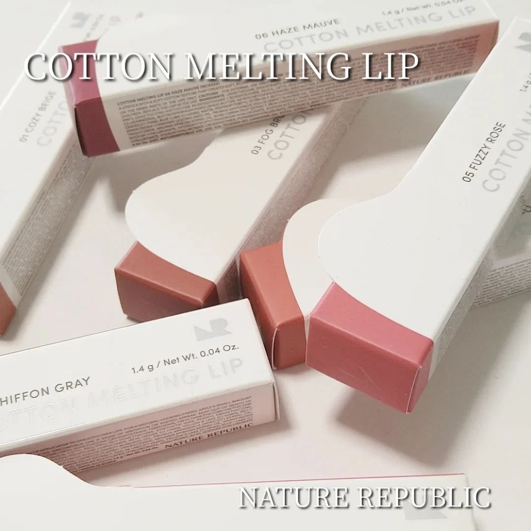 コットンメルティングリップ/ネイチャーリパブリック/口紅を使ったクチコミ（1枚目）