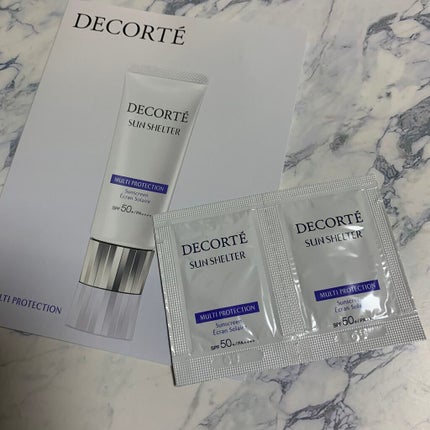 サンシェルター マルチ プロテクション/DECORTÉ/日焼け止めミルクを使ったクチコミ(1枚目)