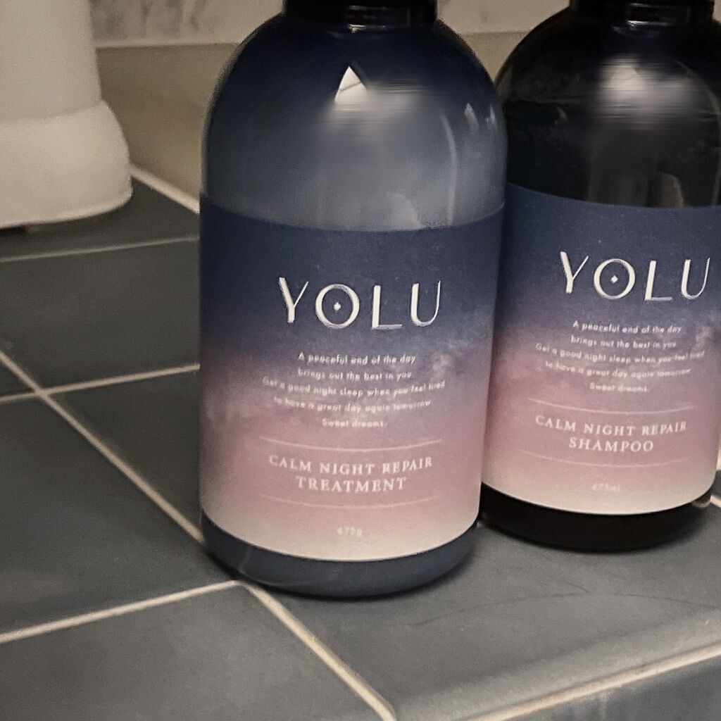 カームナイトリペアシャンプー／トリートメント/YOLU/市販シャンプーを使ったクチコミ（1枚目）