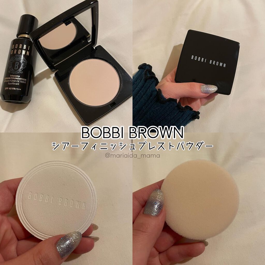 シアーフィニッシュ プレストパウダー 11 ソフトポーセリン/BOBBI BROWN/プレストパウダーを使ったクチコミ（2枚目）