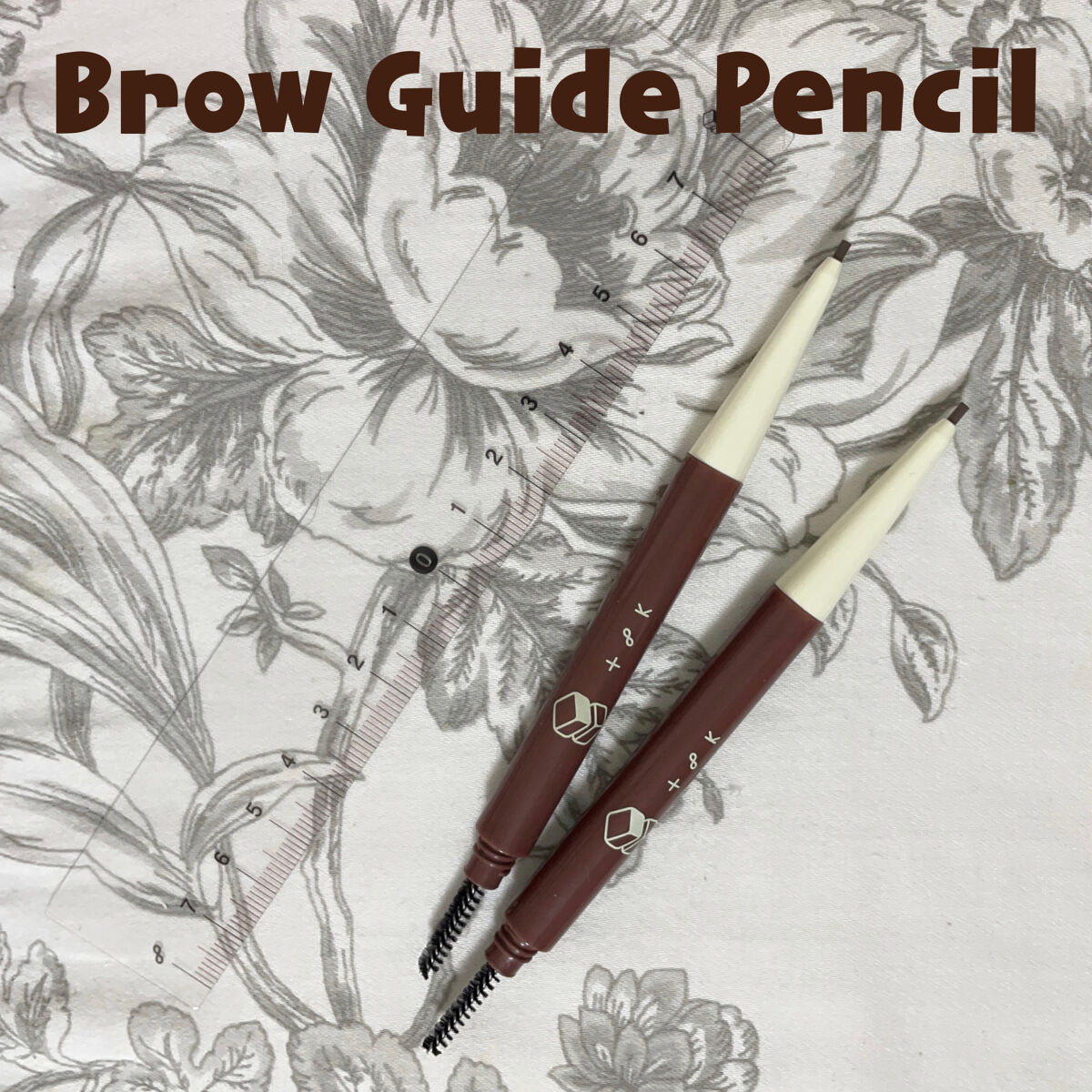 ブロウガイドペンシル 01 アッシュブラウン/t8k/アイブロウペンシルを使ったクチコミ（2枚目）