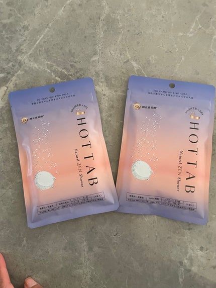 HOT TAB NATURAL ZEN SHOWER/HOT TAB/炭酸系入浴剤を使ったクチコミ(3枚目)