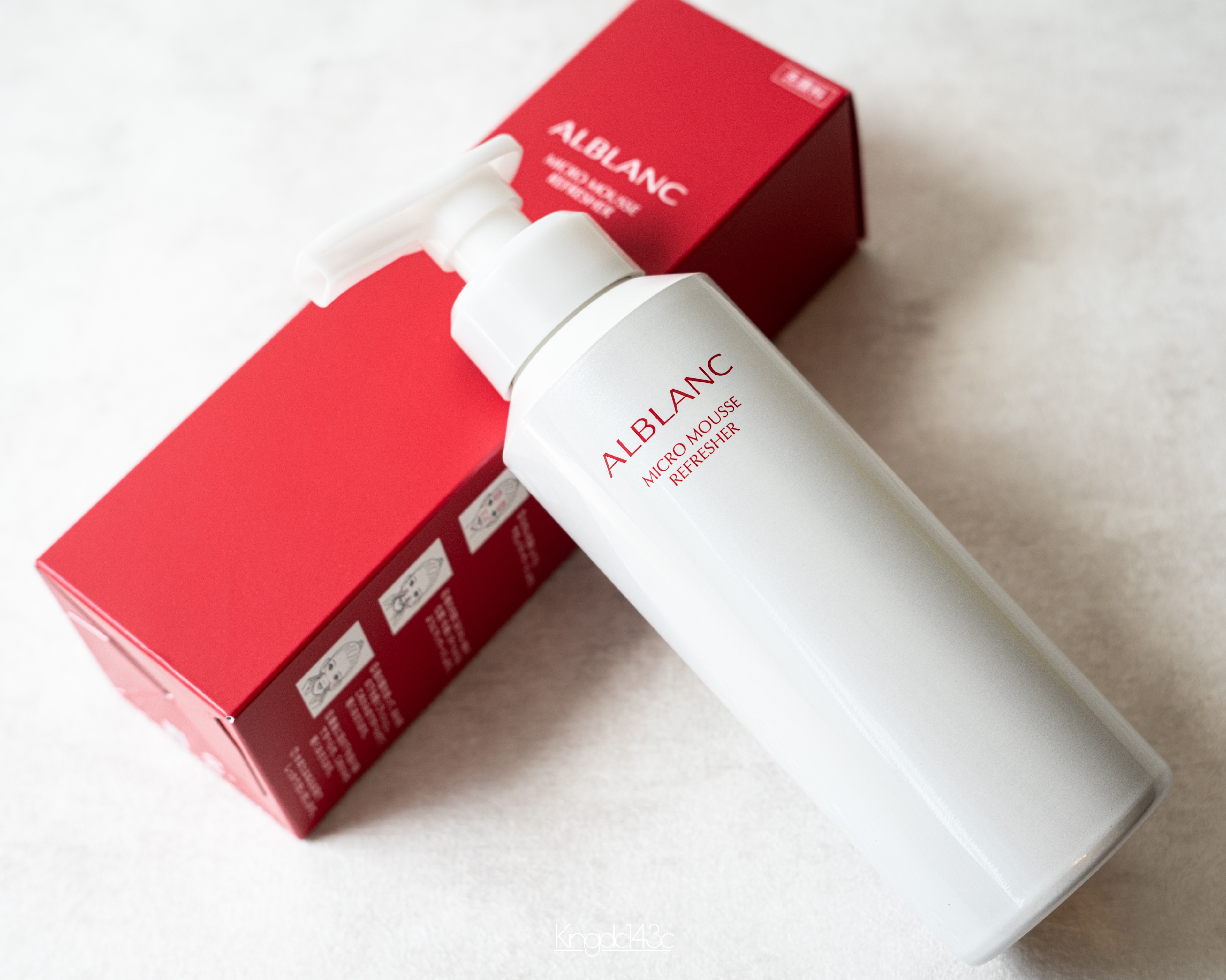 マイクロムース リフレッシャー/ALBLANC/泡洗顔を使ったクチコミ（1枚目）