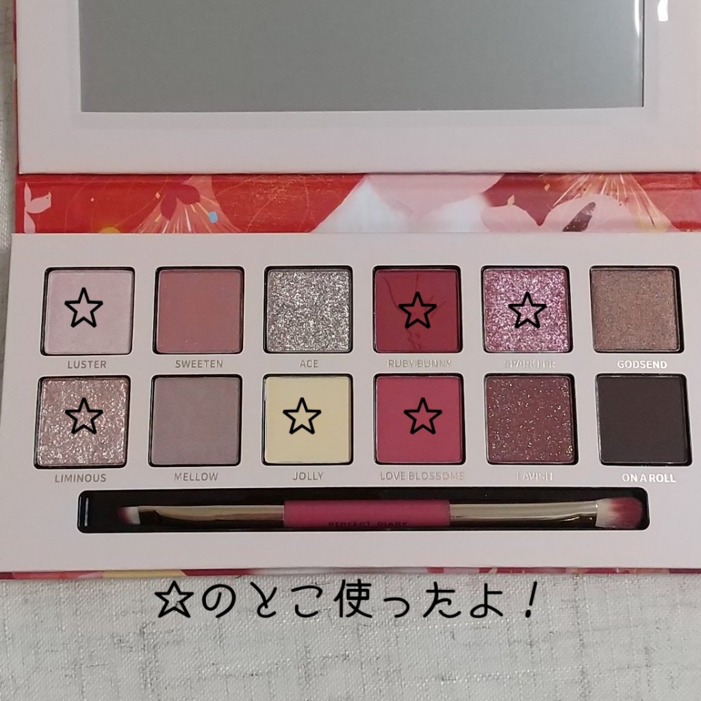 エクスプローラ12色 動物アイシャドウパレット/PERFECT DIARY/アイシャドウパレットを使ったクチコミ（3枚目）